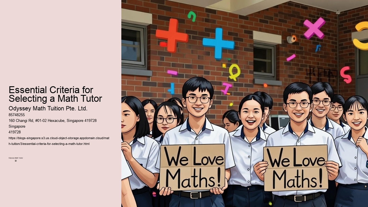 Essential Criteria for Selecting a Math Tutor