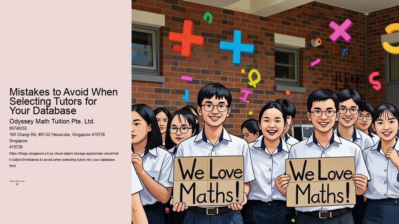 Mistakes to Avoid When Selecting Tutors for Your Database