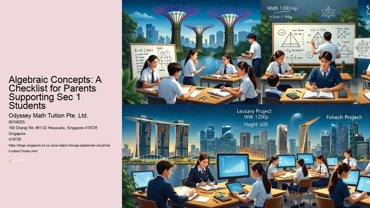 Algebraic Concepts: A Checklist for Parents Supporting Sec 1 Students